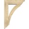 Ekena Millwork Thorton Traditional Rough Sawn Bracket w/ Offset Brace, Douglas Fir, 6"W x 20"D x 28"H BKT0604X20X28THR01RDF - alternate 4